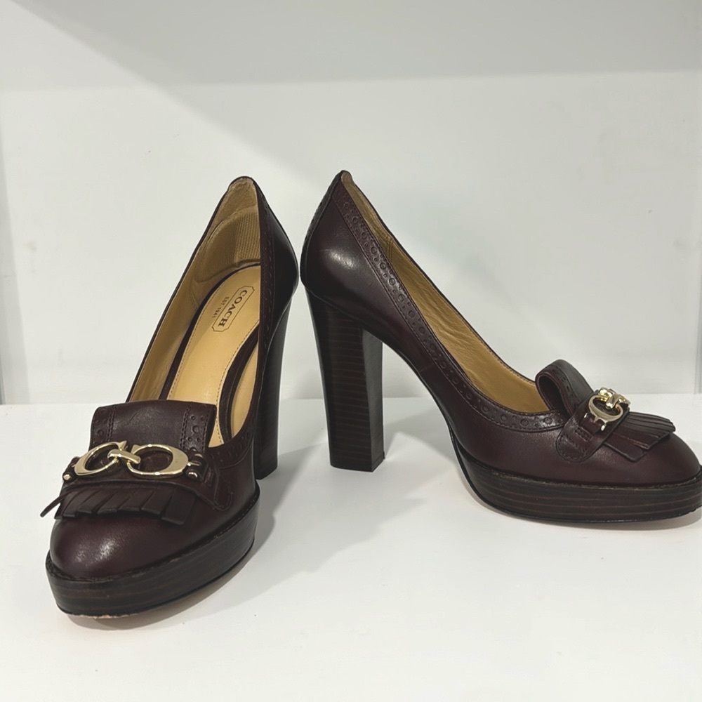Coach Pumps - Lynne Smooth Bordeaux 8M